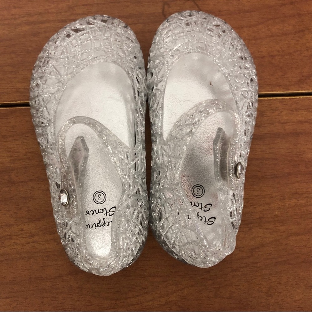 Sz 3 Toddler Glitter Jelly MaryJane’s NWT Adorable